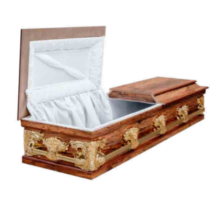 Imbewu TEAK HALFVIEW CASKET